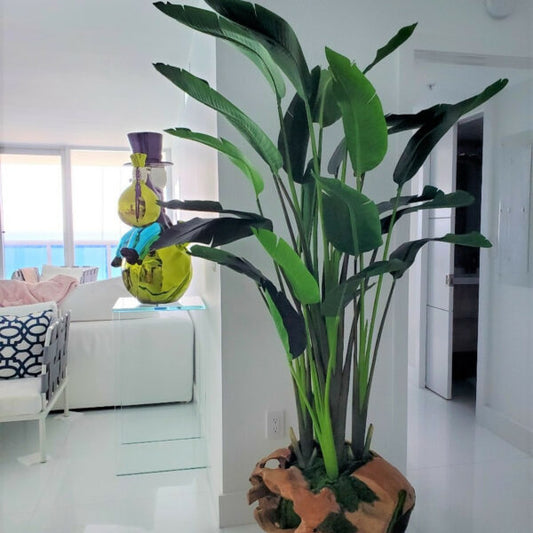 Realistic artificial artificial plant plant with vase for modern home decor