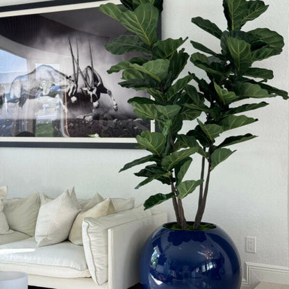 Blueidol artificial plant in vase