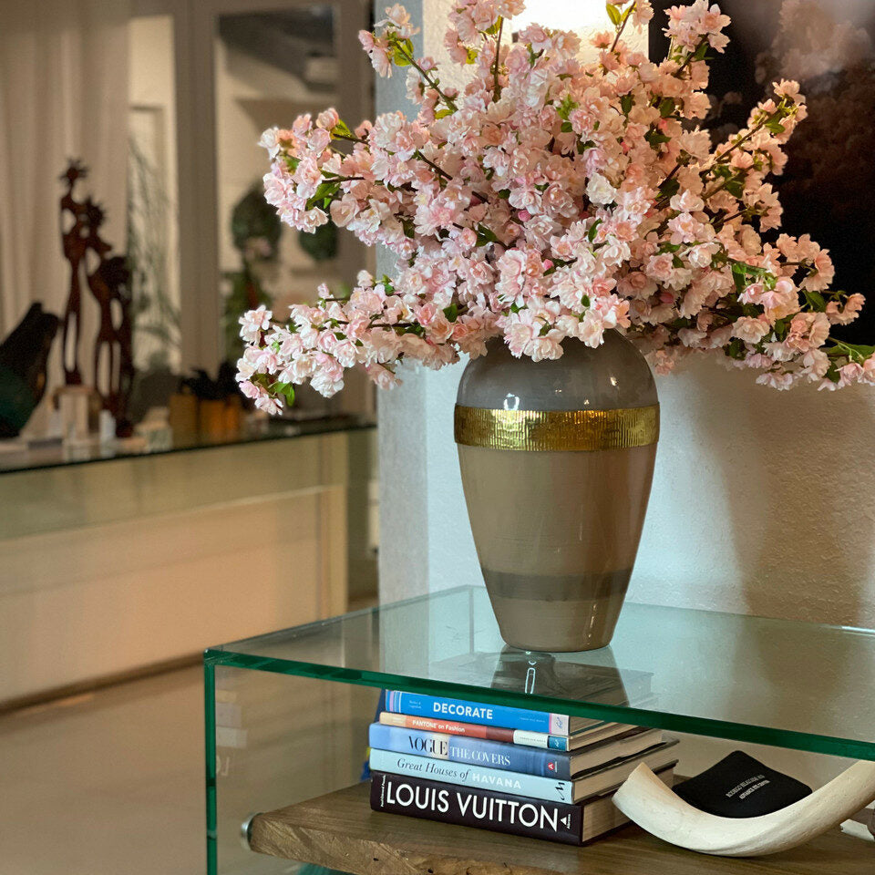 Realistic artificial artificial plant plant with vase for modern home decor