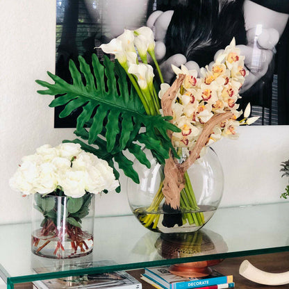 Realistic artificial artificial plant plant with vase for modern home decor