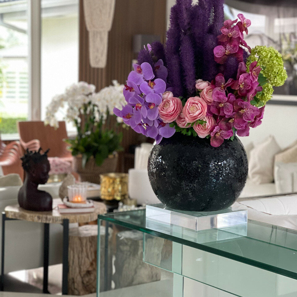 Blackokon artificial plant in vase