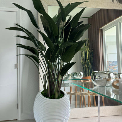 Birdorus artificial plant in vase
