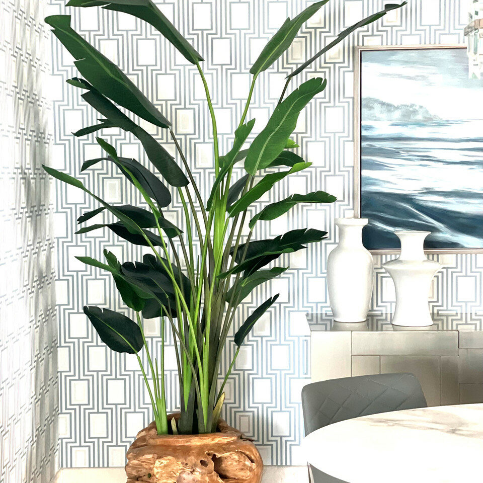 Largeolel artificial plant in decorative pot